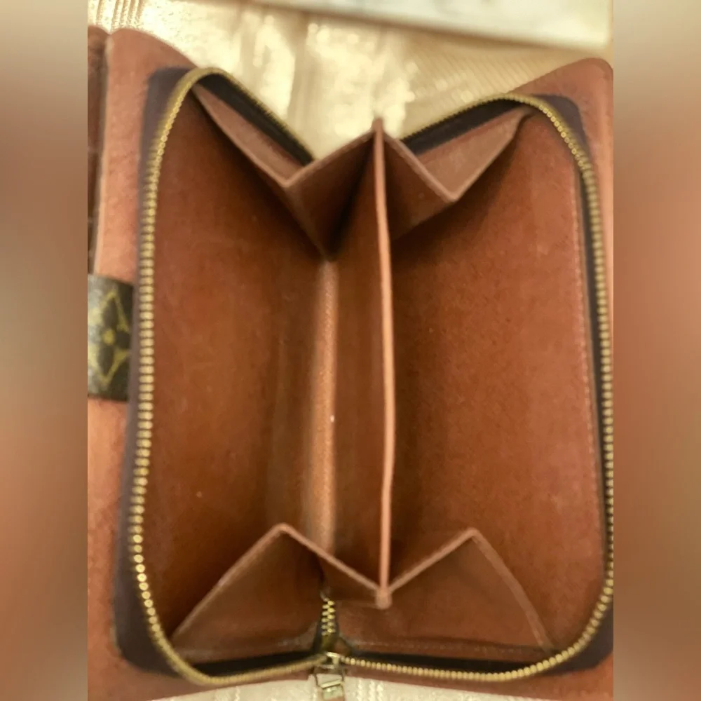 Louis Vuitton coated canvas monogram wallet